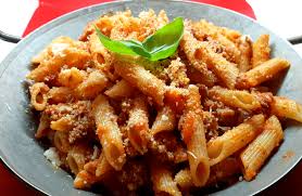 Plat Penne Bolognaise