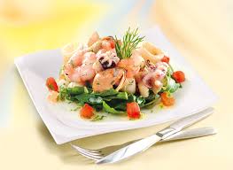 وجبة فواكه البحر