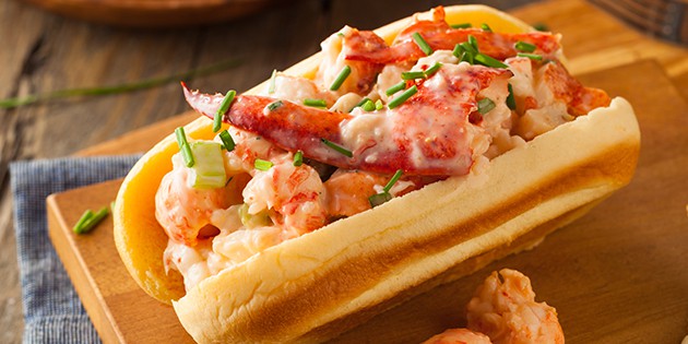 Sandwich aux choix fruit de mer